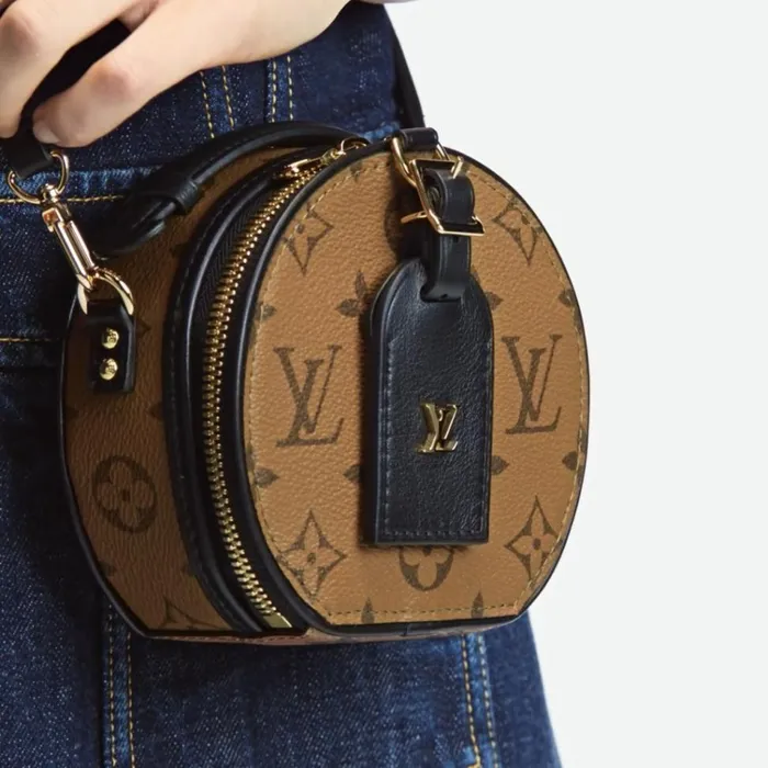Women Boite Chapeau Bag Louis Vuitton Louis Vuitton M68276 Mini Boite Chapeau Monogram Reverse 8211 Louis Vuitton Handbag Store