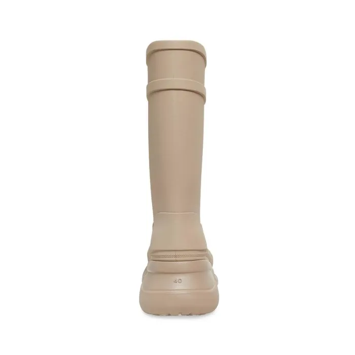 Women Boots and Ankle Boots Balenciaga Crocs Boot In Beige