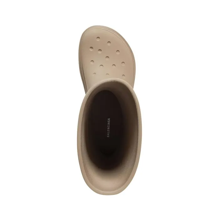 Women Boots and Ankle Boots Balenciaga Crocs Boot In Beige