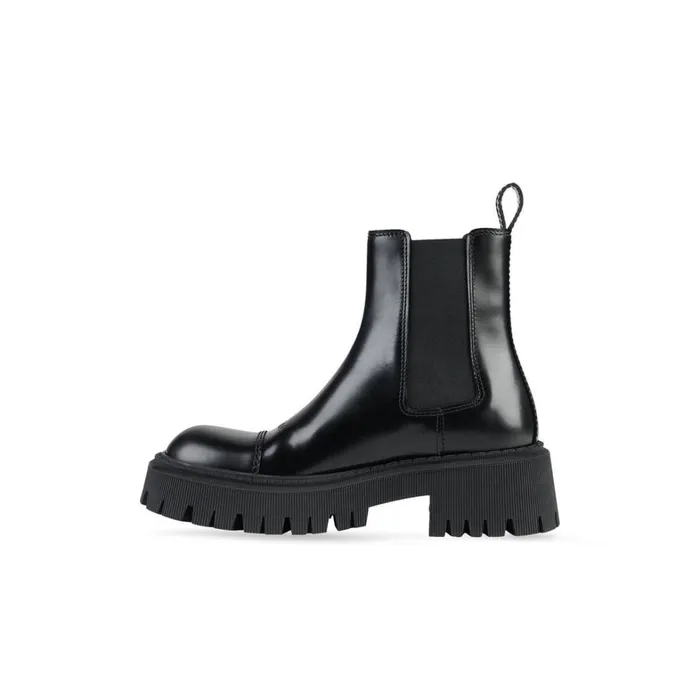 Women Boots and Ankle Boots Balenciaga Tractor 20mm Boot In Black