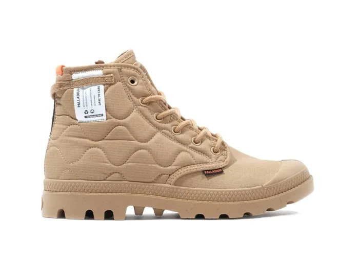 Women Boots PALLADIUM PAMPA REQUILTED Desert