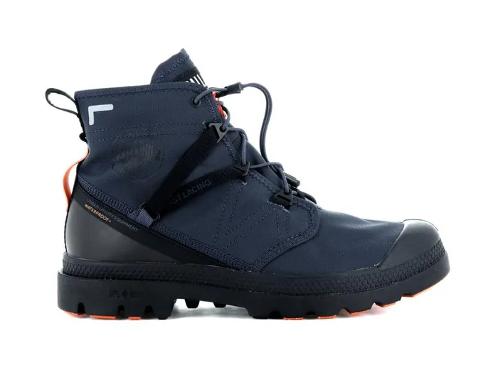 Women Boots PALLADIUM PAMPA TRAVEL LITE WATERPROOF Mood Indigo