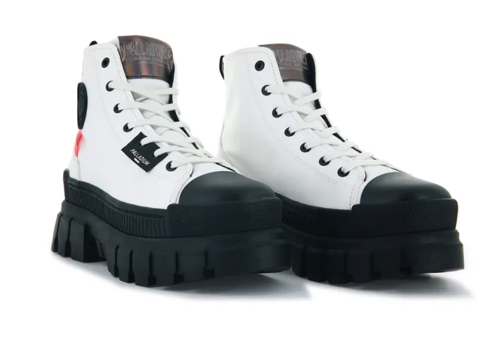 Women Boots PALLADIUM REVOLT HI TX Star White Women Boots PALLADIUM REVOLT HI TX Star White