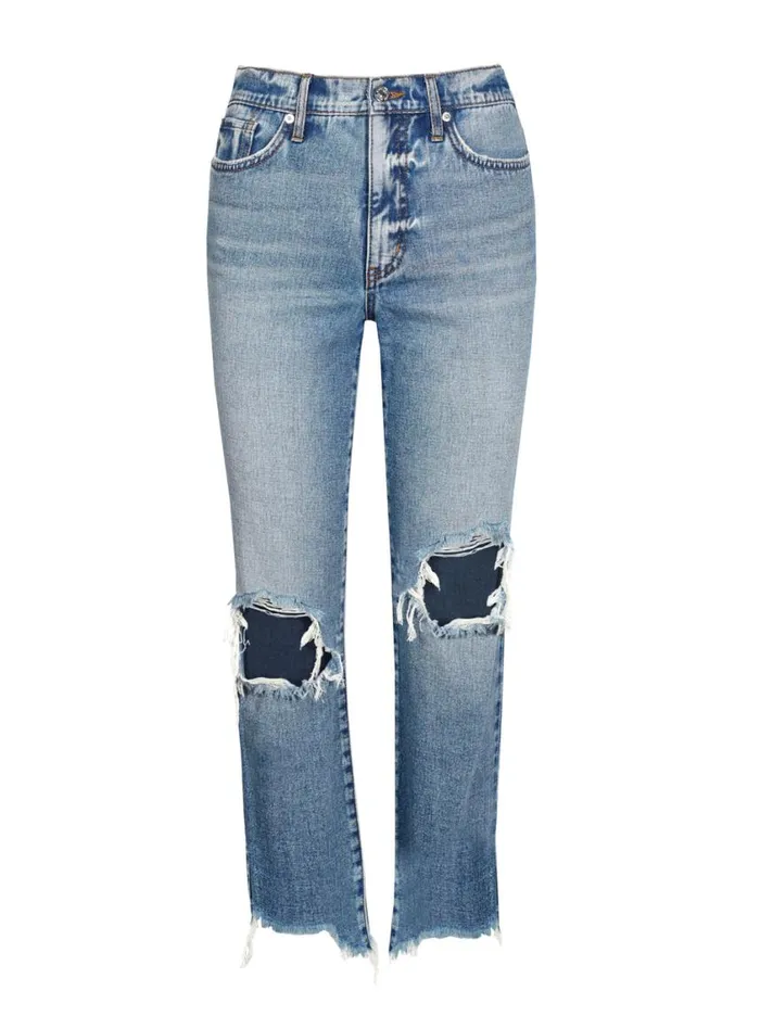 Women Bottoms Jessica Simpson Harmony Straight High Rise Jean In Sunshine
