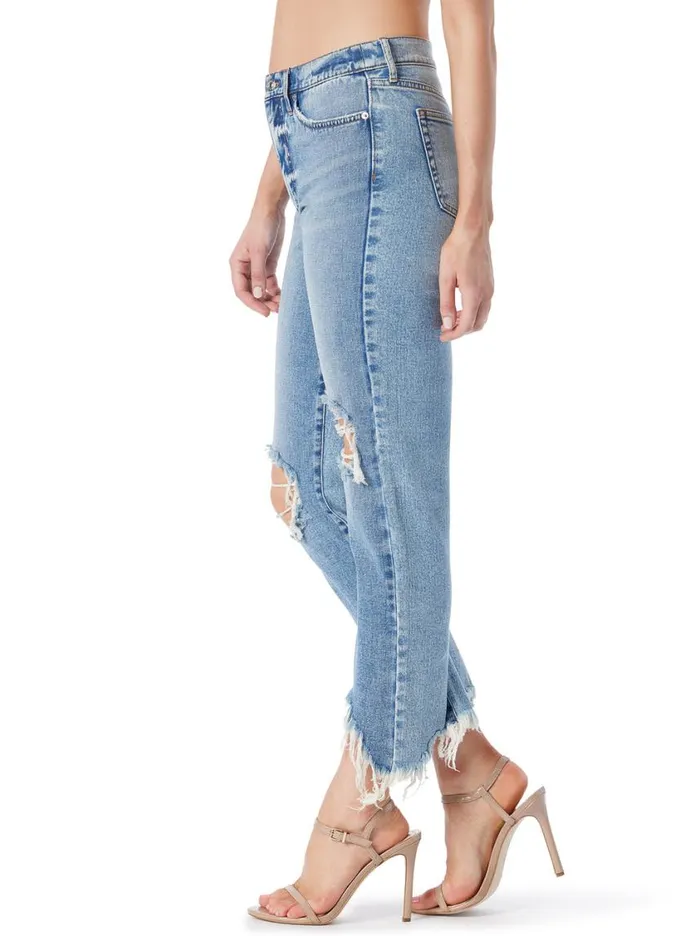 Women Bottoms Jessica Simpson Harmony Straight High Rise Jean In Sunshine