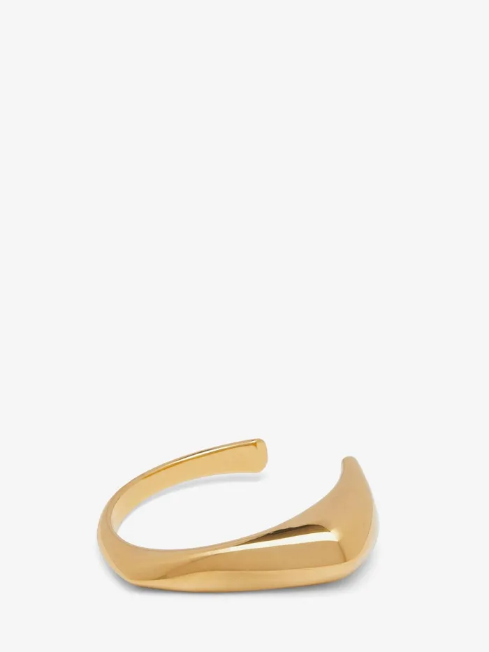 Women Bracelets Alexander McQueen Claw Cuff Antique Gold