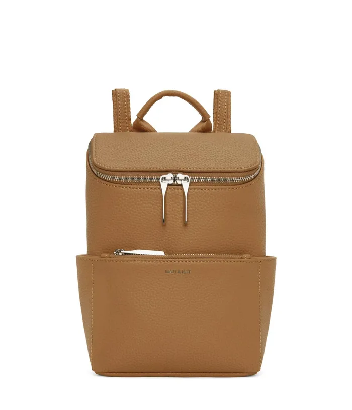 Women Bravesm Small Vegan Backpack 8211 Purity Scone Matt and Nat Backpacks