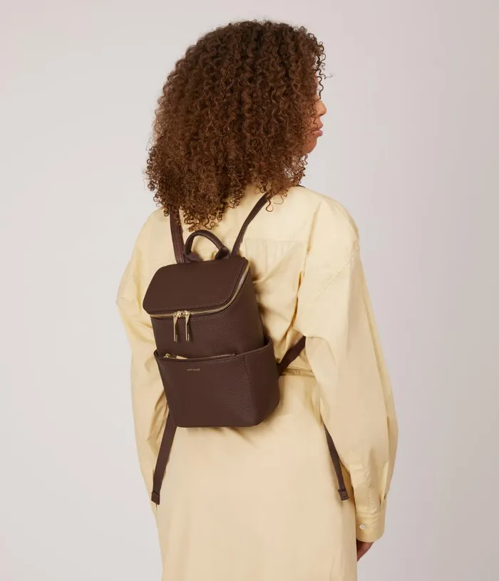Women Bravesm Small Vegan Backpack 8211 Purity Scone Matt and Nat Backpacks