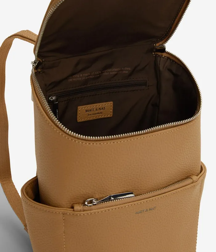 Women Bravesm Small Vegan Backpack 8211 Purity Scone Matt and Nat Backpacks
