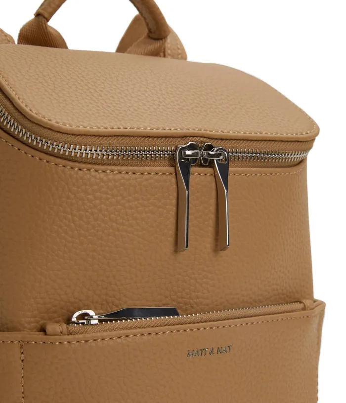 Women Bravesm Small Vegan Backpack 8211 Purity Scone Matt and Nat Backpacks
