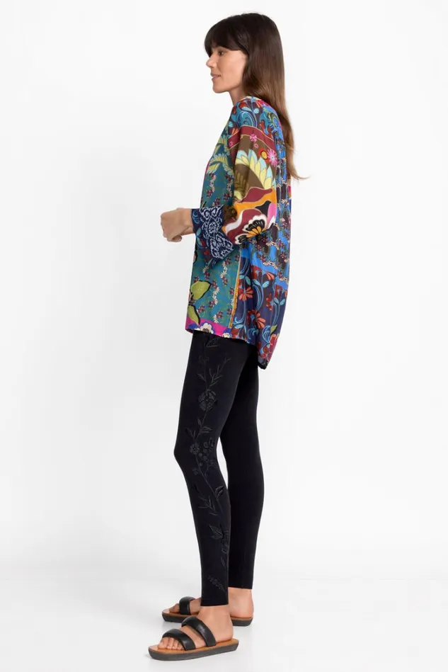 Women Calipso Tonal Legging Black Johnny Was Bottoms Women Calipso Tonal Legging Black Johnny Was Bottoms