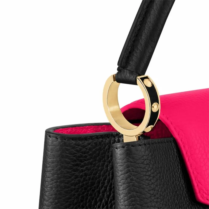 Women Capucines Bag Louis Vuitton Louis Vuitton M59882 Capucines MM Black Rose Berlingot 8211 Louis Vuitton Handbag Store