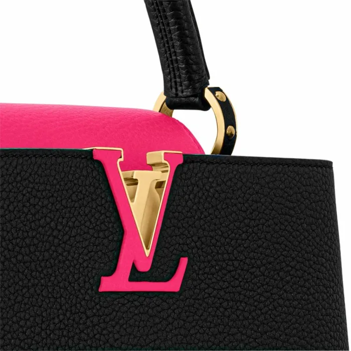 Women Capucines Bag Louis Vuitton Louis Vuitton M59882 Capucines MM Black Rose Berlingot 8211 Louis Vuitton Handbag Store