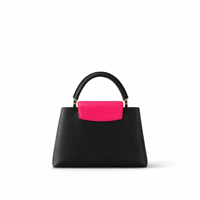 Women Capucines Bag Louis Vuitton Louis Vuitton M59882 Capucines MM Black Rose Berlingot 8211 Louis Vuitton Handbag Store