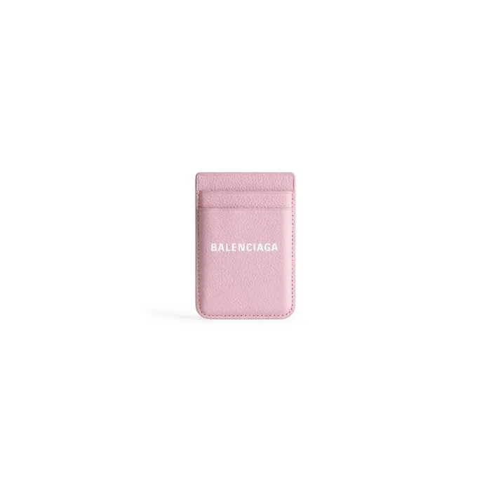 Women Card Holders Balenciaga Cash Magnet Card Holder In Pink