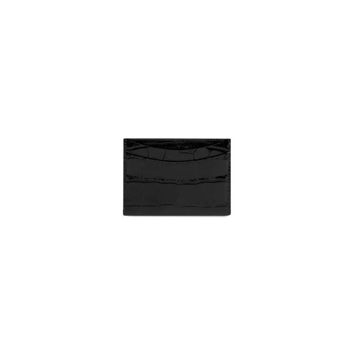 Women Card Holders Balenciaga Hourglass Card Holder In Black