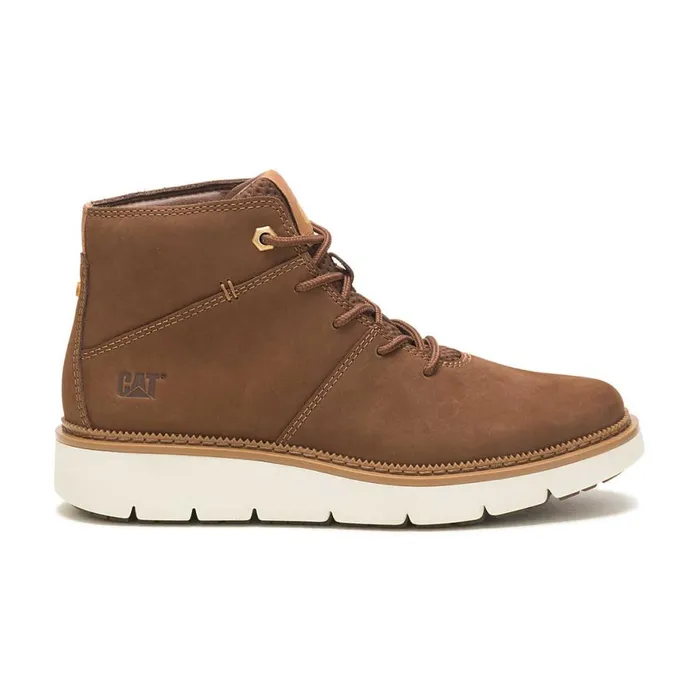Women Chariot Plain Toe Mid Boot Cat Footwear Boots