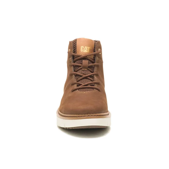 Women Chariot Plain Toe Mid Boot Cat Footwear Boots