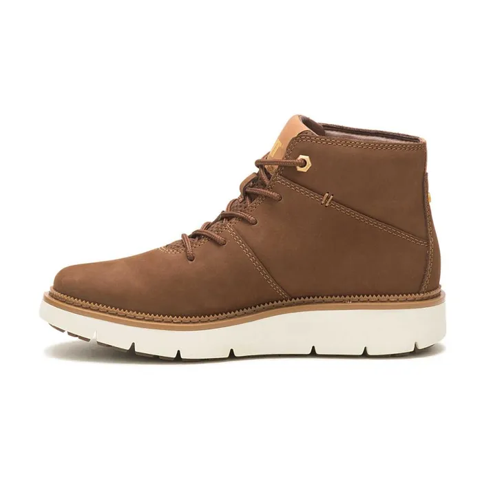 Women Chariot Plain Toe Mid Boot Cat Footwear Boots