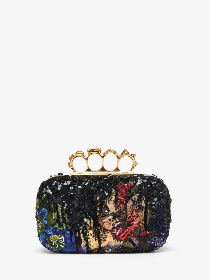Women Clutches Alexander McQueen Knuckle Clutch Multicolour