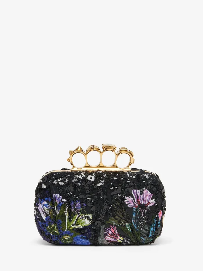 Women Clutches Alexander McQueen Knuckle Clutch Multicolour