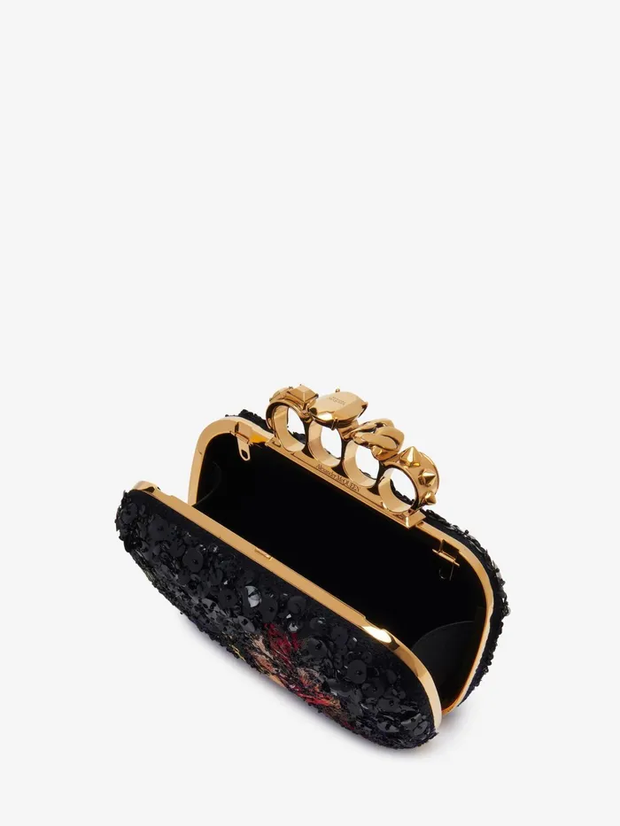 Women Clutches Alexander McQueen Knuckle Clutch Multicolour