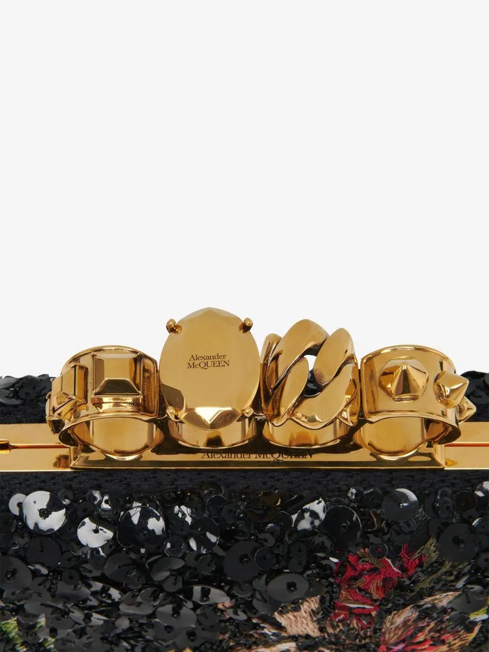 Women Clutches Alexander McQueen Knuckle Clutch Multicolour