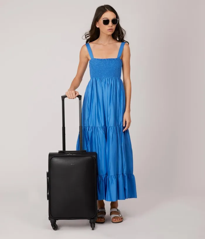 Women Coast Vegan Carry On Luggage Bag 8211 Dwell Black Matt and Nat Travel
