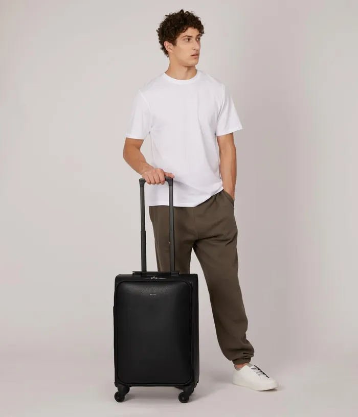 Women Coast Vegan Carry On Luggage Bag 8211 Dwell Black Matt and Nat Travel