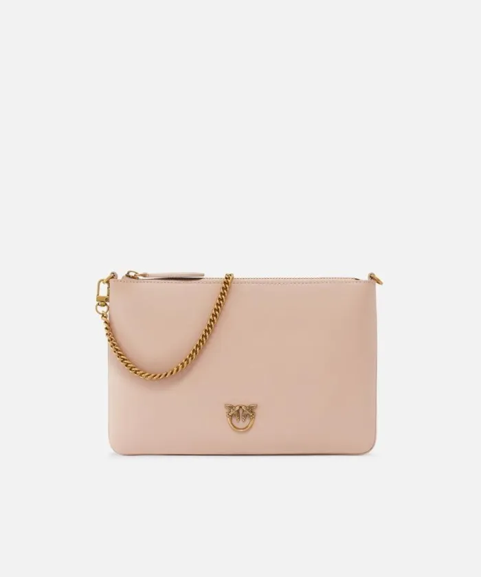 Women Crossbody Bags Pinko Classic Flat Love Bag Simply Pinkdusty Pinkantique Gold Women Crossbody Bags Pinko Classic Flat Love Bag Simply Pinkdusty Pinkantique Gold