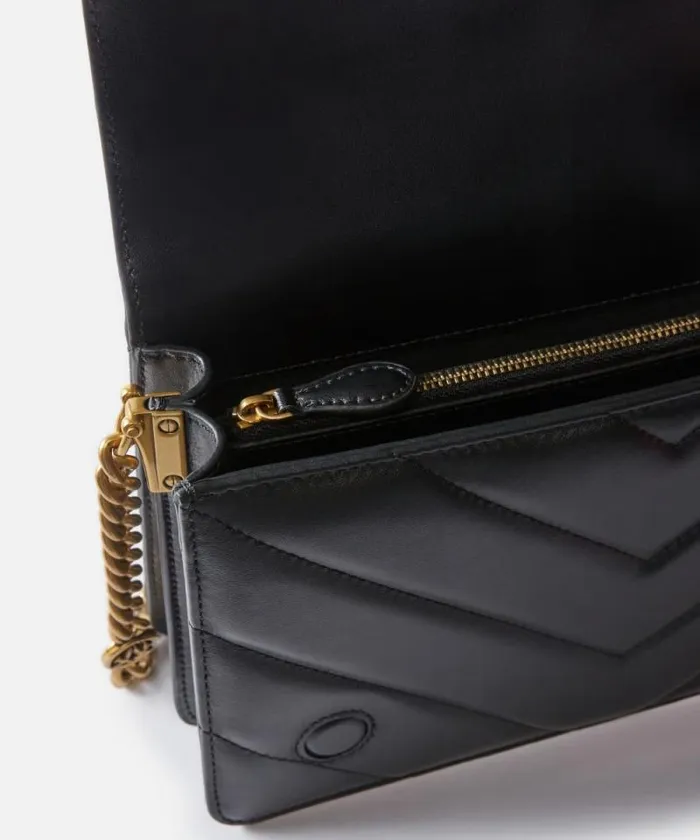 Women Crossbody Bags Pinko Classic LoveBag Click Big Chevron Blackantique Gold Women Crossbody Bags Pinko Classic LoveBag Click Big Chevron Blackantique Gold