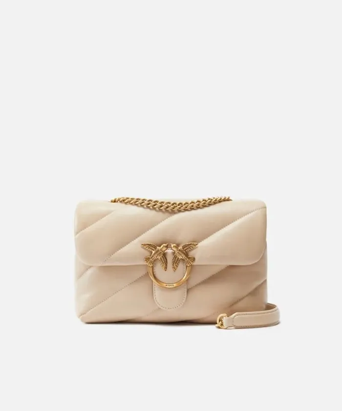 Women Crossbody Bags Pinko Classic Love Bag Puff Maxi Quilt Beigesmoke Greyantiquegold Women Crossbody Bags Pinko Classic Love Bag Puff Maxi Quilt Beigesmoke Greyantiquegold