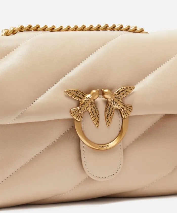 Women Crossbody Bags Pinko Classic Love Bag Puff Maxi Quilt Beigesmoke Greyantiquegold Women Crossbody Bags Pinko Classic Love Bag Puff Maxi Quilt Beigesmoke Greyantiquegold