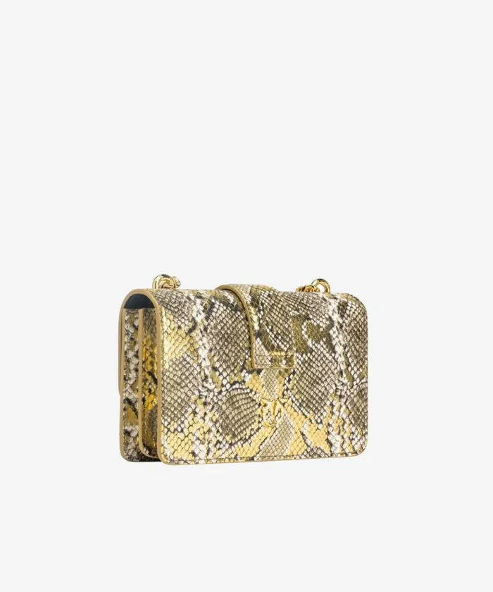 Women Crossbody Bags Pinko PINKO Galleria Laminated Reptile Mini Love Bag One Goldgreygold Women Crossbody Bags Pinko PINKO Galleria Laminated Reptile Mini Love Bag One Goldgreygold