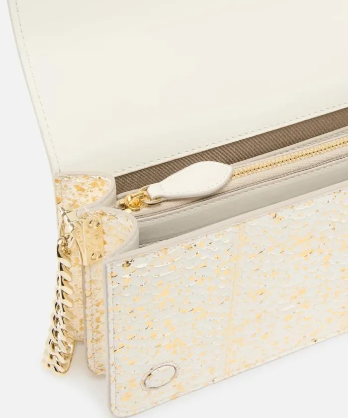 Women Crossbody Bags Pinko PINKO Galleria Love Bag Mini Crossbody Bag With Laminated Reptile Skin Goldlightgold Women Crossbody Bags Pinko PINKO Galleria Love Bag Mini Crossbody Bag With Laminated Reptile Skin Goldlightgold