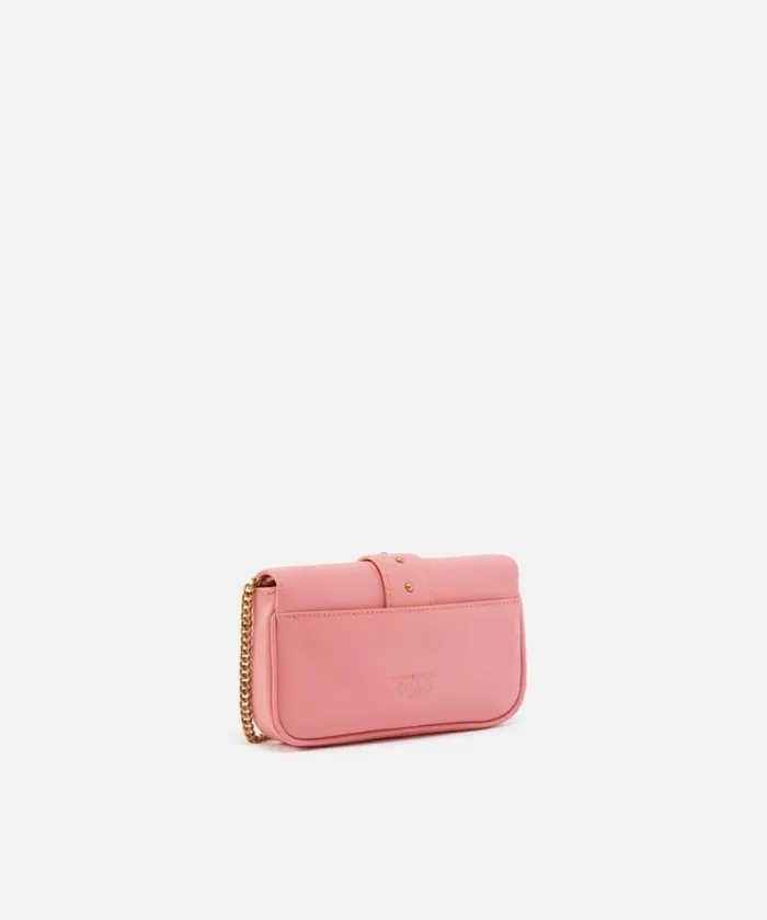 Women Crossbody Bags Pinko Pocket Love Bag One Simply Peach Flowerantiquegold Women Crossbody Bags Pinko Pocket Love Bag One Simply Peach Flowerantiquegold