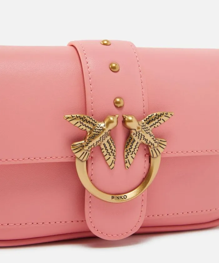 Women Crossbody Bags Pinko Pocket Love Bag One Simply Peach Flowerantiquegold Women Crossbody Bags Pinko Pocket Love Bag One Simply Peach Flowerantiquegold