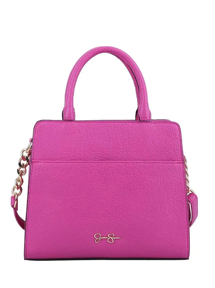 Women Crossbody Jessica Simpson Maison Satchel In Raspberry Rose