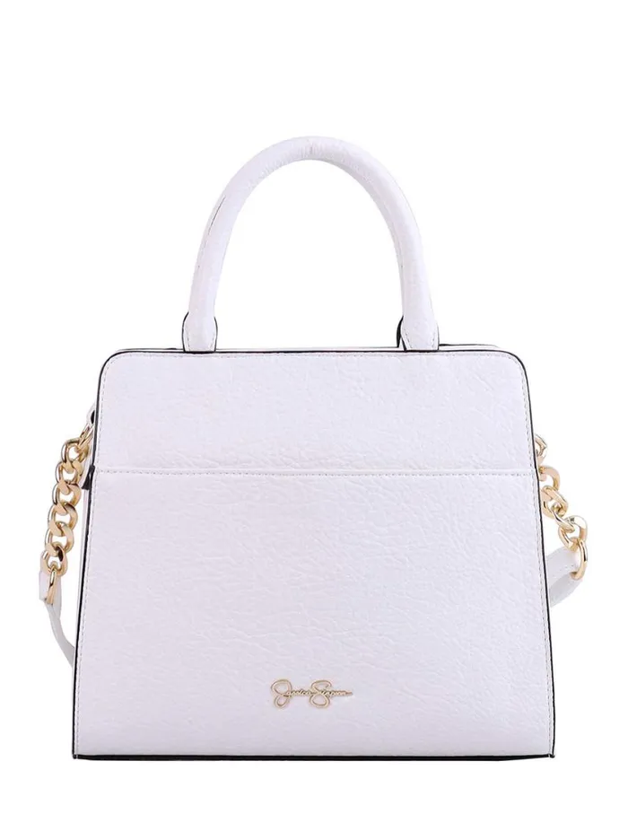 Women Crossbody Jessica Simpson Maison Satchel In White
