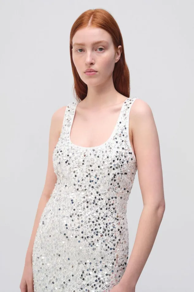 Women Dione Gown White Jonathan Simkhai Dresses and Jumpsuits