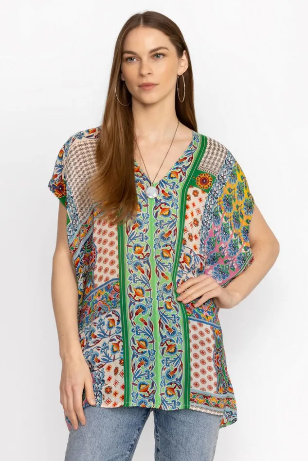 Women DISKANA ALEXANDRA BLOUSE Diskana Johnny Was Tops Women DISKANA ALEXANDRA BLOUSE Diskana Johnny Was Tops