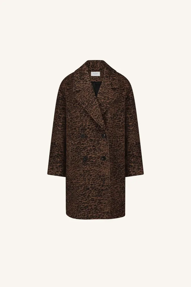 Women Dore Leo Coat Leopard Bybar Jackets