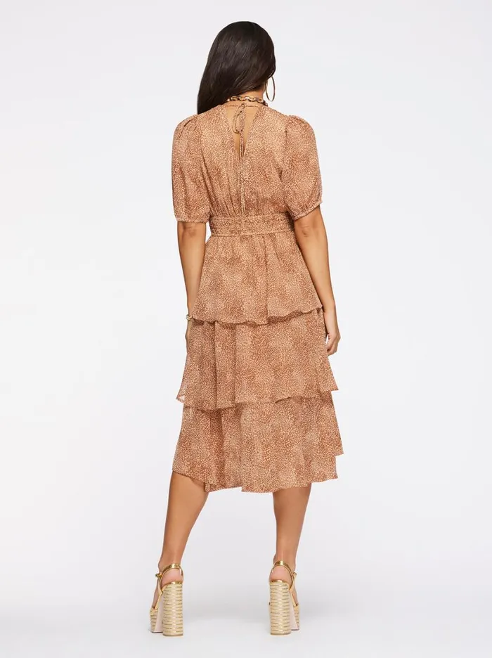 Women Dresses Jessica Simpson Ramsey Dress In Winding Leopard