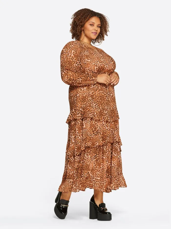 Women Dresses Jessica Simpson Tabatha Dress In Panthera