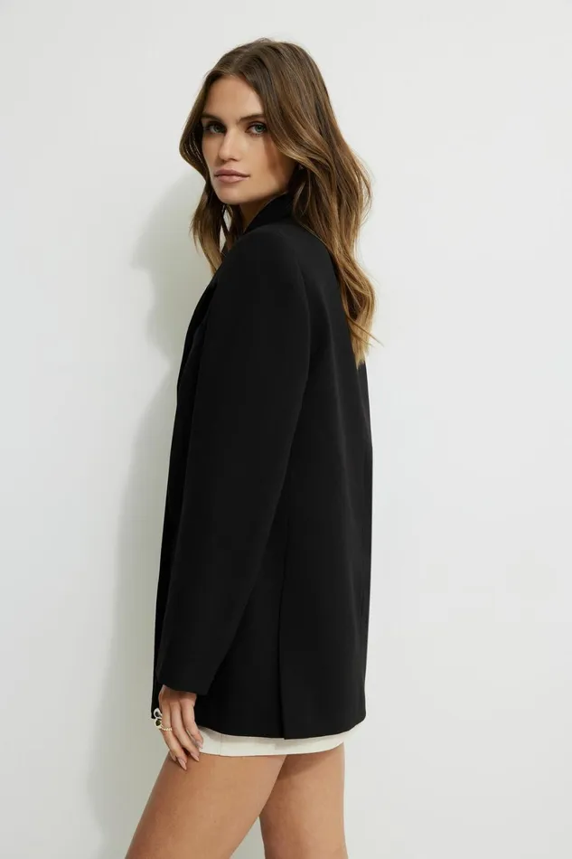 Women Dynamite Blazers and Vests Noa Oversized Blazer BLACK