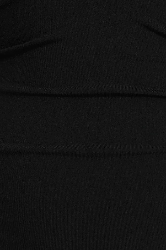 Women Dynamite Dresses and Jumpsuits Deep V Maxi Dress Black