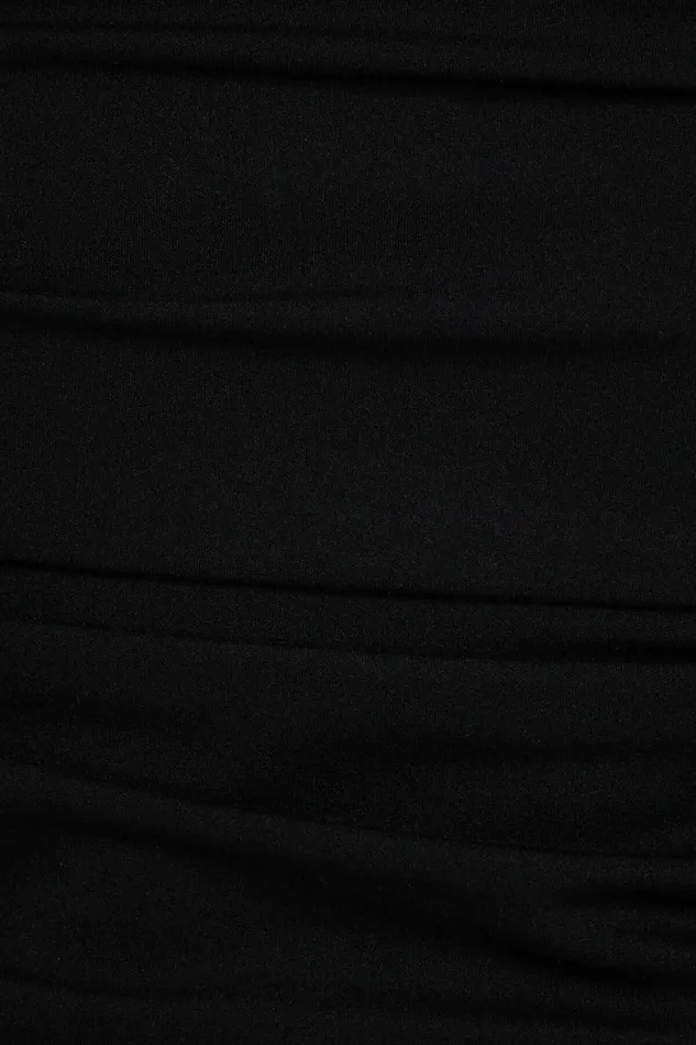Women Dynamite Tops Cherry Bolero Tank Top Black