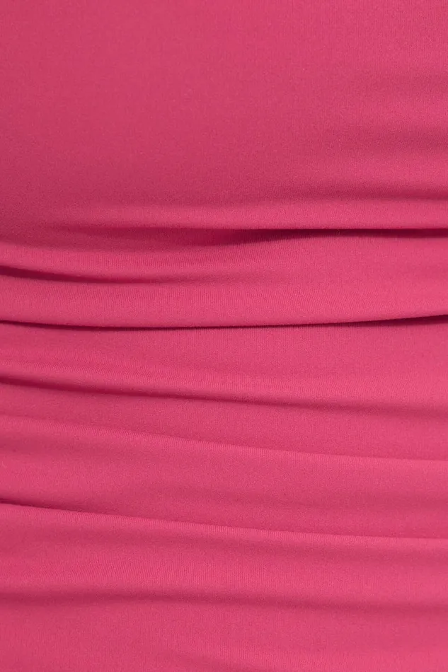 Women Dynamite Tops Cherry Bolero Tank Top Pink