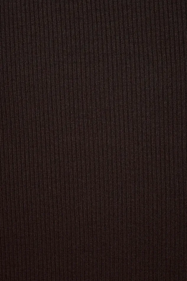 Women Dynamite Tops Ophelia Ribbed Long Sleeve T Shirt Brown