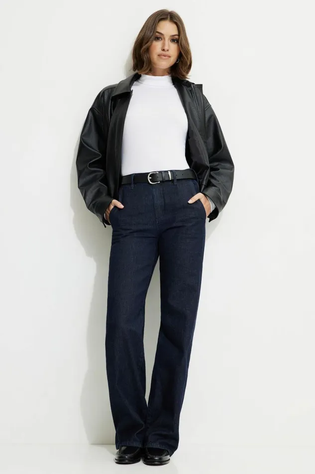 Women Dynamite Tops Ribbed Turtleneck TShirt White